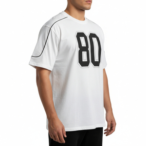 Camiseta Deportiva de Malla Tejida Oversize para Hombre, Transpirable, Ligera, Estilo Casual Urbano - Product Image 5