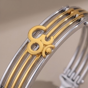 925 <b>Silver</b> Om <b>Bracelet</b> for Women Adjustable Dual Tone Spiritual <b>Bracelet</b> Designer Religious Jewelry Gift Item - Product Image 3