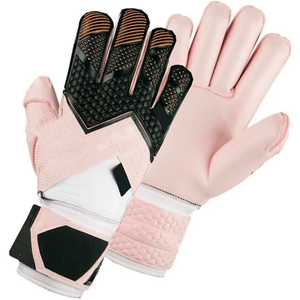 Gants de gardien de but de football en latex respirant antidérapants à doigts complets avec fermeture auto-agrippante, nouveau design, vente en gros, OEM/ODM - Product Image 4