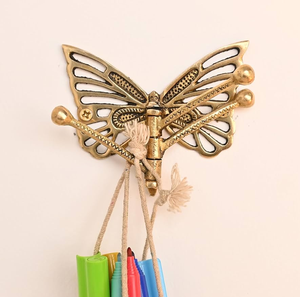 Mirror Polished Brass Hook Hanger Household <b>Wall</b> Decoration Single Key Hanger Multi Purpose Gold Hook - Product Image 1