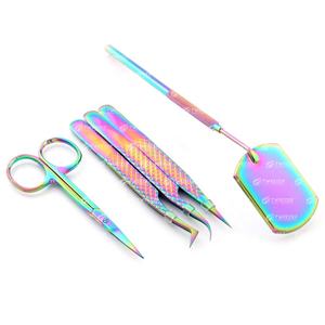 Diamond Grip Boot Volume <b>Eyelash</b> Extension Tweezers Personal Care <b>Beauty</b> <b>Tool</b> With Spring Scissor Lifting <b>Tool</b> - Product Image 4
