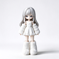 Poupée BJD en PVC personnalisée avec corps articulé mobile pour l'affichage de personnages d'anime mignons, fabricant OEM ODM