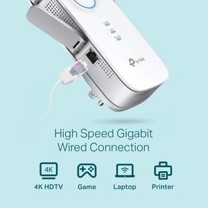 2600Mbps Dual Band WiFi Extender RE650 Gigabit Port Internet Booster <b>Access</b> <b>Point</b> 4x4 High Performance <b>Networking</b> Device - Product Image 2