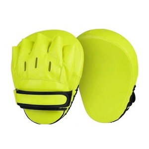 Mitaines de boxe Focus Équipement d'entraînement Muay Thai Focus Pads Poinçon incurvé Mitaines en cuir de vache Focus Pads - Product Image 3