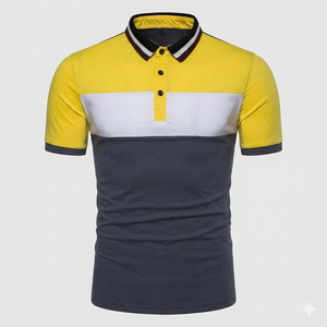 Chemises de golf rayées ajustées sur mesure pour hommes, style vintage, anti-plis, respirantes, vente en gros 2026 - Product Image 3