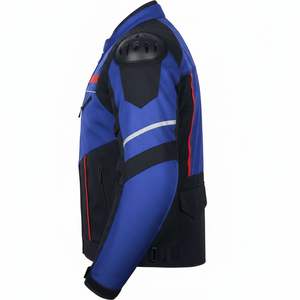 เสื้อแจ็คเก็ตมอเตอร์ไซค์ผู้ชาย ระบายอากาศได้ดี กันน้ำ มีซับใน ปิดด้วยซิป แบบคลาสสิก ผลิตจากโพลีเอสเตอร์/คอตตอน คอร์ดูร่า - Product Image 4