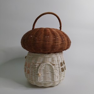 Panier en rotin fait main le plus vendu avec couvercle, organisateur de rangement en osier naturel pour la chambre d'enfant et la décoration intérieure - Product Image 4