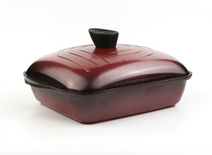 Magic <b>pan</b>(Square) - Die <b>Cast</b> Aluminum Low Casserole with Diamond Coating - Product Image 3