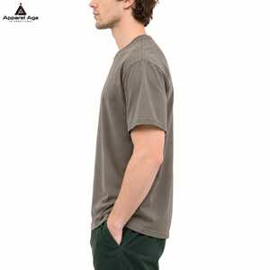 Fabricant de t-shirts en gros, t-shirts en coton uni pour hommes, impression personnalisée, logo graphique, designs de t-shirts, sublimation, t-shirts pour hommes - Product Image 4