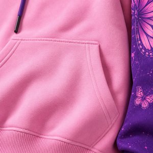 Custom Digital Print Front Men's Pullover Hoodie <b>Raglan</b> Sleeve Hooded Sweatshirt Loose Fit Winter Streetwear - Product Image 4