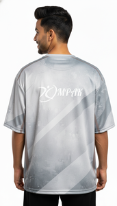 เสื้อยืดโอเวอร์ไซส์พิมพ์ลายแบบซับลิเมชั่นสำหรับผู้ชาย สไตล์สตรีทแวร์ลำลองทันสมัย - Product Image 2