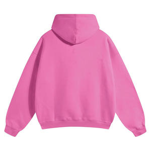 Sweat-shirt à capuche tricoté rouge tendance, coupe ample, épaules tombantes, capuche à cordon, style streetwear décontracté - Product Image 4