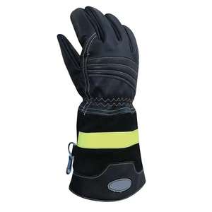 Gants d'Extrication en Cuir Imperméables, Résistants à la Chaleur et Ignifuges pour Pompiers avec Bande Réfléchissante - Product Image 6