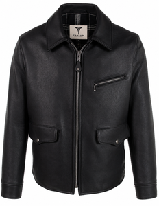 Chaqueta de Cuero Premium para Hombre, Abrigo Casual Elegante de Invierno, Cuero Genuino, Diseño Personalizado, Calidad de Fábrica, Diseño Atractivo - Product Image 1