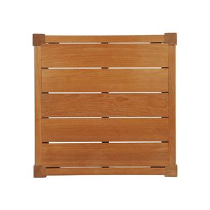 Modern <b>Wood</b> Lira Side <b>Table</b> Minimalist Design Living Room Furniture <b>Solid</b> Teak <b>Wood</b> <b>Top</b> and Frame - Product Image 2
