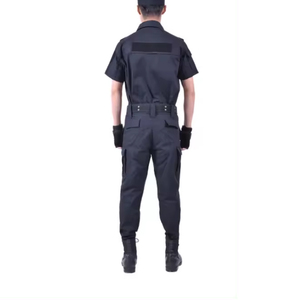 Tenues de sécurité personnalisables multi-styles, ensemble de gardien noir, uniforme de gardien imperméable - Product Image 4