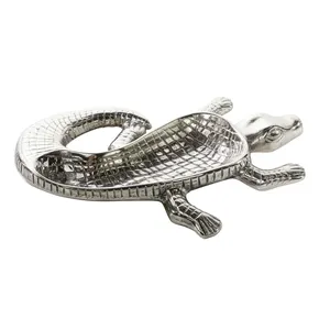 ถาดโลหะรูปเต่าลายพิมพ์สัตว์สไตล์ร่วมสมัย งานแฮนด์เมดสำหรับตกแต่งบ้าน - Product Image 1