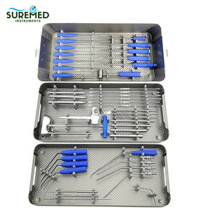 Set manual de instrumentos endoscópicos biportales unilaterales (UBE) para columna vertebral - Instrumentos de acero inoxidable autoclavables con estuche - Product Image 6