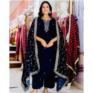 Ensemble haut et dupatta pour femmes, design élégant, pour les occasions spéciales - Product Image 4