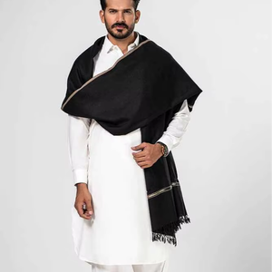 Men Winter Wool <b>Shawl</b> Soft Warm Breathable Solid 300g Traditional Corporate <b>Wrap</b> - Product Image 1