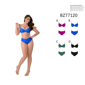HDJ Plus Size One Piece Swimsuit Tummy Control <b>Conservative</b> Beachwear Sexy Monokini Bathing Suit BZ77120 - Product Image 2
