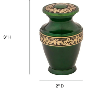 Pet Memorial Brass Cremation Urns Funeral Pet Urns <b>Keepsake</b> Urns Burial Urns With High Quality at Low Price - Product Image 2