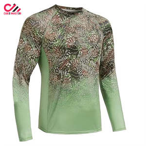 Camiseta de Pesca Sublimada Personalizada para Hombre, Poliéster y Algodón, Ropa de Pesca Hecha a Medida, Camisetas de Pesca de Alta Calidad al por Mayor - Product Image 3