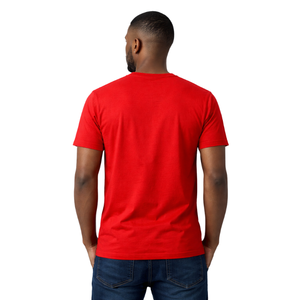 T-shirt col en V Kappa Alpha Psi numéro 7 rouge, vêtement de fraternité grecque avec motif audacieux, confort premium et coupe élégante - Product Image 2