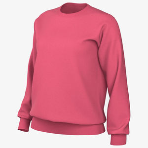 Sweat-shirt pour femme à la mode, col rond, manches longues, décontracté, 100% coton, broderie personnalisée, hiver - Product Image 6