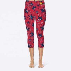 Pantalones de Yoga Sexys para Mujer, Cintura Media, Elásticos, Capri, Deportivos, para Fitness, Running, Gimnasio, Conjunto de 2 Piezas, Servicio OEM - Product Image 1