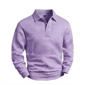 Customized <b>Men's</b> High-End Formal for <b>Shirts</b> Digital Printing Knitted Corporate Culture Advertising Workwear <b>Colour</b> Matching - Product Image 4