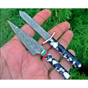 Cuchillo de Chef Personalizado Hecho a Mano Burraq DIY OEM, Juego de Cuchillos de Acero Inoxidable con Mango Miniatura Hermoso, Regalo Hecho en Pakistán, 1 Hoja - Product Image 5