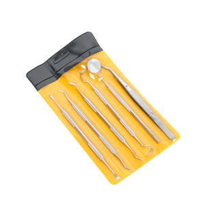 6PC Dental Examination Kit Dental <b>Tools</b> Kit Dental Hygiene Kit for <b>Teeth</b> <b>Cleaning</b> Stainless Steel Dental Instruments - Product Image 6