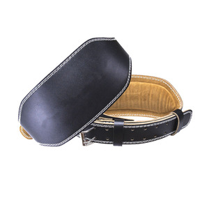 Custom Logo Cowhide Breathable Weightlifting <b>Powerlifting</b> <b>Belt</b> with Buckle Closure for Training and Gym Use - Product Image 2