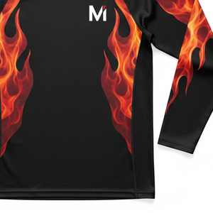 High Performance Sublimated Compression Shirt Muscle Recovery Support Base Layer Odor Resistant Gym Training Clothes - Product Image 2