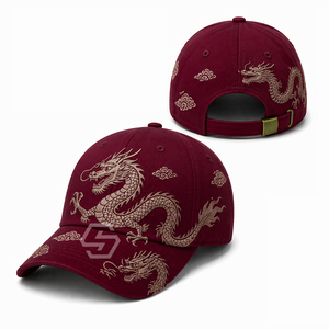 Casquette de baseball personnalisée OEM de haute qualité à séchage rapide, motif léopard/à pois, broderie à la main, logo personnalisé, chapeau de protection solaire pour l'extérieur - Product Image 1