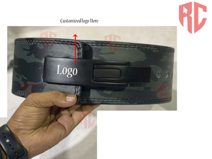 Cinturones de levantamiento de pesas de 10 mm y 13 mm con logo personalizado / Cinturones de levantamiento de pesas para gimnasio, de cuero, con soporte lumbar resistente. - Product Image 2