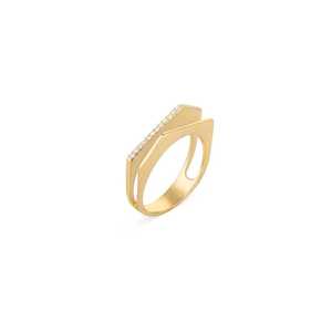 Custom Round Lab Grown Diamond Solitaire Stackable <b>Ring</b> 10K 14K 18K Solid Gold Minimalist <b>Dainty</b> Everyday Wedding Band Wholesale - Product Image 1