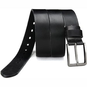Ceinture en cuir véritable pour homme, design classique de qualité professionnelle, ceintures en cuir pour le travail, affaires et occasions décontractées - Product Image 3