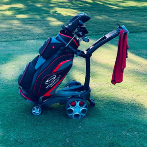 Chariot de golf électrique de haute qualité Stewarts Golf X10 Follow Signature Range avec télécommande et batterie supplémentaire Guangdong Chine - Product Image 5