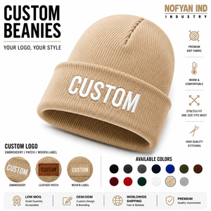 Gorro de Punto Personalizado con Puño, Fabricante OEM ODM, Sombrero de Invierno Premium, Proveedor Mayorista, Etiqueta Privada, Precio de Fábrica - Product Image 1