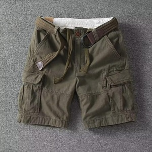 Nouveauté : Short cargo pour homme, nouveau design, décontracté, taille mi-haute élastique, idéal pour la gym et la course, avec logo personnalisé - Product Image 6