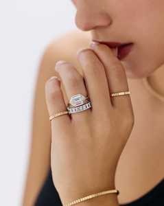 Anillo de Boda de 2mm o 5mm, Oro Sólido de 10k, 14k, 18k, Acanalado, Minimalista, de Lujo, Apilable, para Uso Diario, Joyería Fina para Mujer, Precio de Fábrica - Product Image 4
