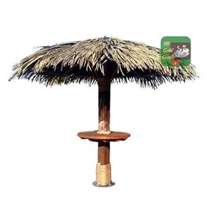 Sombrilla de Palma Premium de 2m/2.1m, Parasol Tropical para Playa y Piscina - Product Image 5