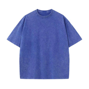 เสื้อยืดคอตตอนพรีเมียมไซส์ใหญ่สำหรับผู้ชาย เสื้อยืดเปล่าสไตล์สตรีทแวร์สั่งทำได้ รับผลิตเสื้อผ้าแบบ OEM ODM โรงงานขายส่ง - Product Image 5