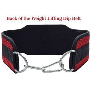 เข็มขัดยกน้ำหนักแบบปรับได้ แข็งแรง ทนทาน พร้อมโซ่  เข็มขัดออกกำลังกายแบบปรับแต่งได้สำหรับการฝึกดิปและพูลอัพ  มีตัวเลือกการออกแบบที่ปรับแต่งได้ - Product Image 2