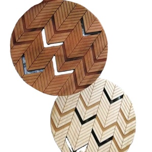 Posavasos de tablero duro de MDF de Squarestone de 3,75 '', posavasos promocional con parte trasera de corcho de tradición única - Product Image 1