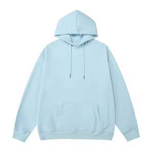 Oem 100% Cotton Heavyweight Fleece <b>Pullover</b> <b>Men</b> Hoodies Drop Shoulder Thick Blank Quick Dry Breathable Winter - Product Image 2