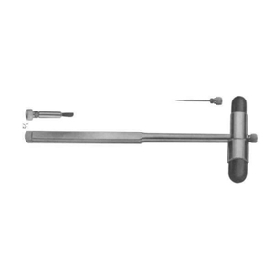 Marteau de réflexe manuel en acier inoxydable, outil de test neurologique, instrument de diagnostic médical, usage hospitalier, CE - Product Image 2