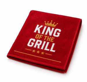 Juego de Regalo para Parrilla Flamia Jabz: Delantal, Gorro de Chef, Paño de Cocina, Caja con Asa, Accesorios Personalizados Impresos en Mezcla de Poliéster y Algodón - Product Image 6